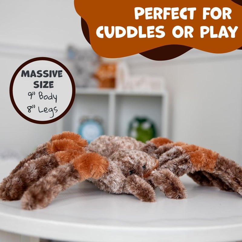 WISHPETS Stuffed Animal - Soft Plush Toy for Kids - 9 Inch Tarantula - Image 5